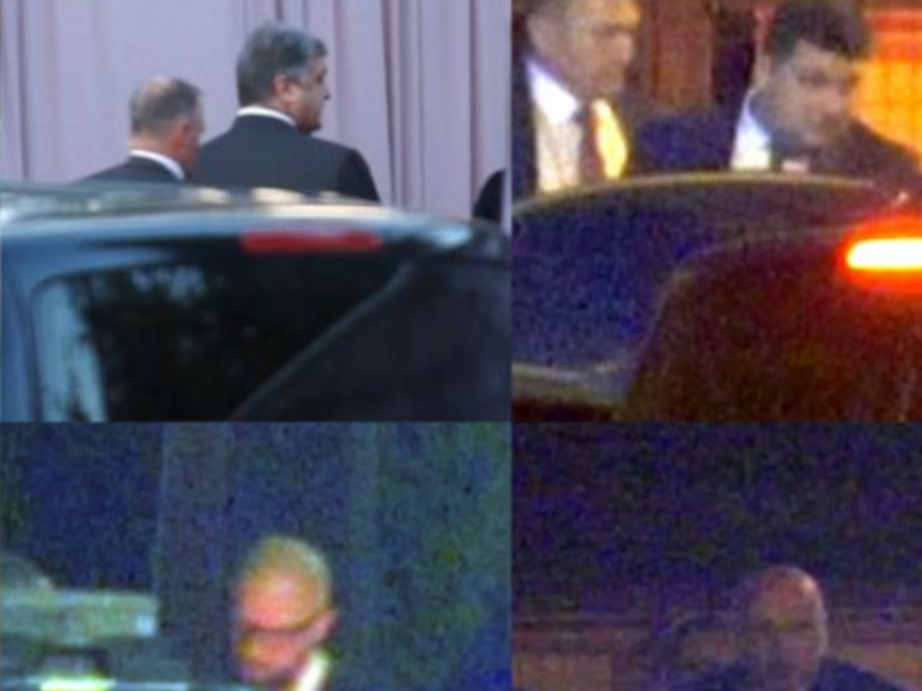 Журналистам удалось заснять приезд ряда чиновников