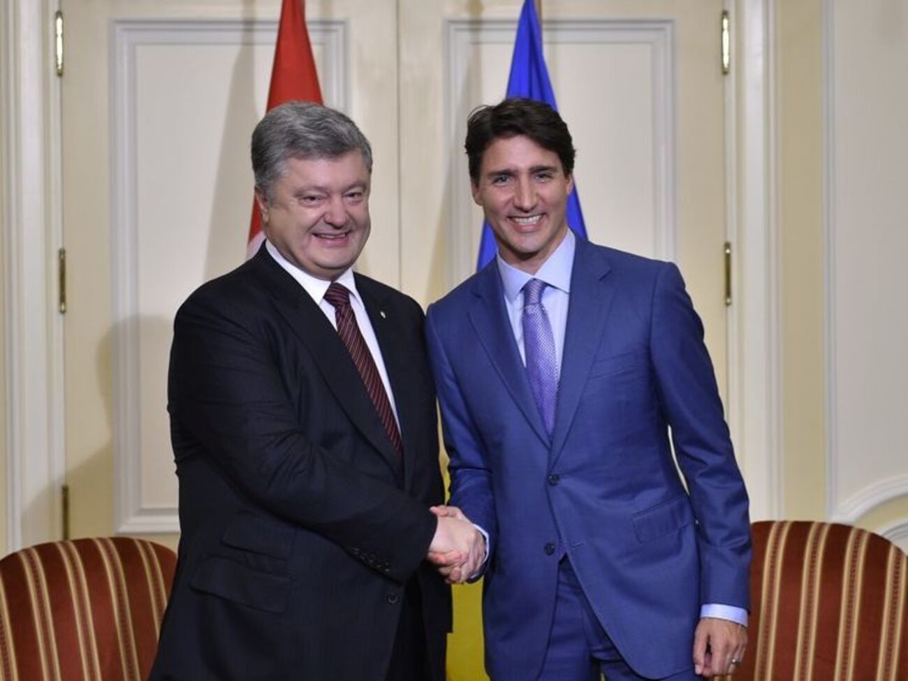 Порошенко і Трюдо підтвердили міцні й тривалі зв'язки між Канадою та Україною