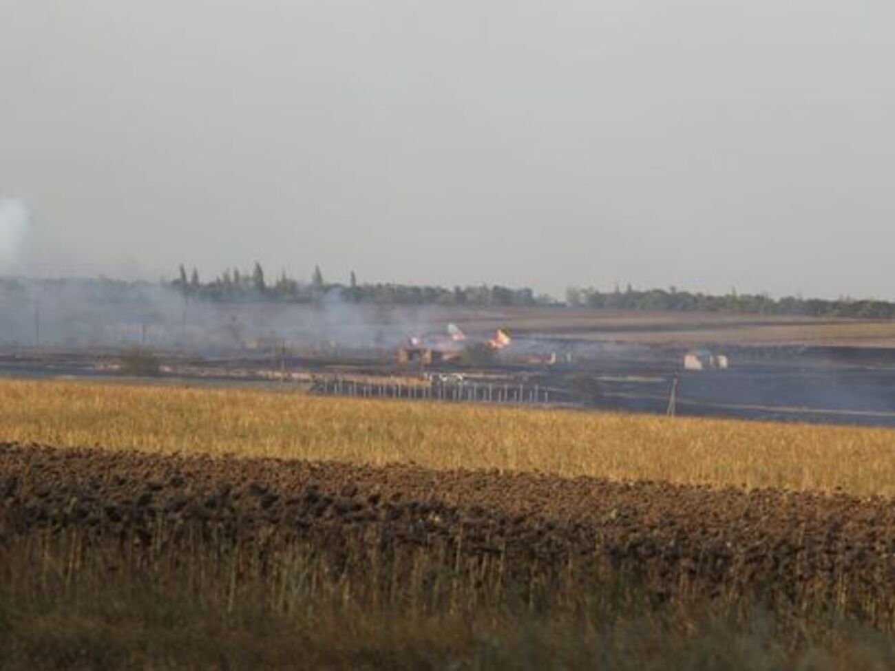 Пожар начался днем 22 сентября