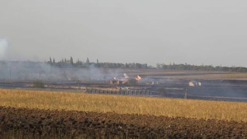 Пожар начался днем 22 сентября