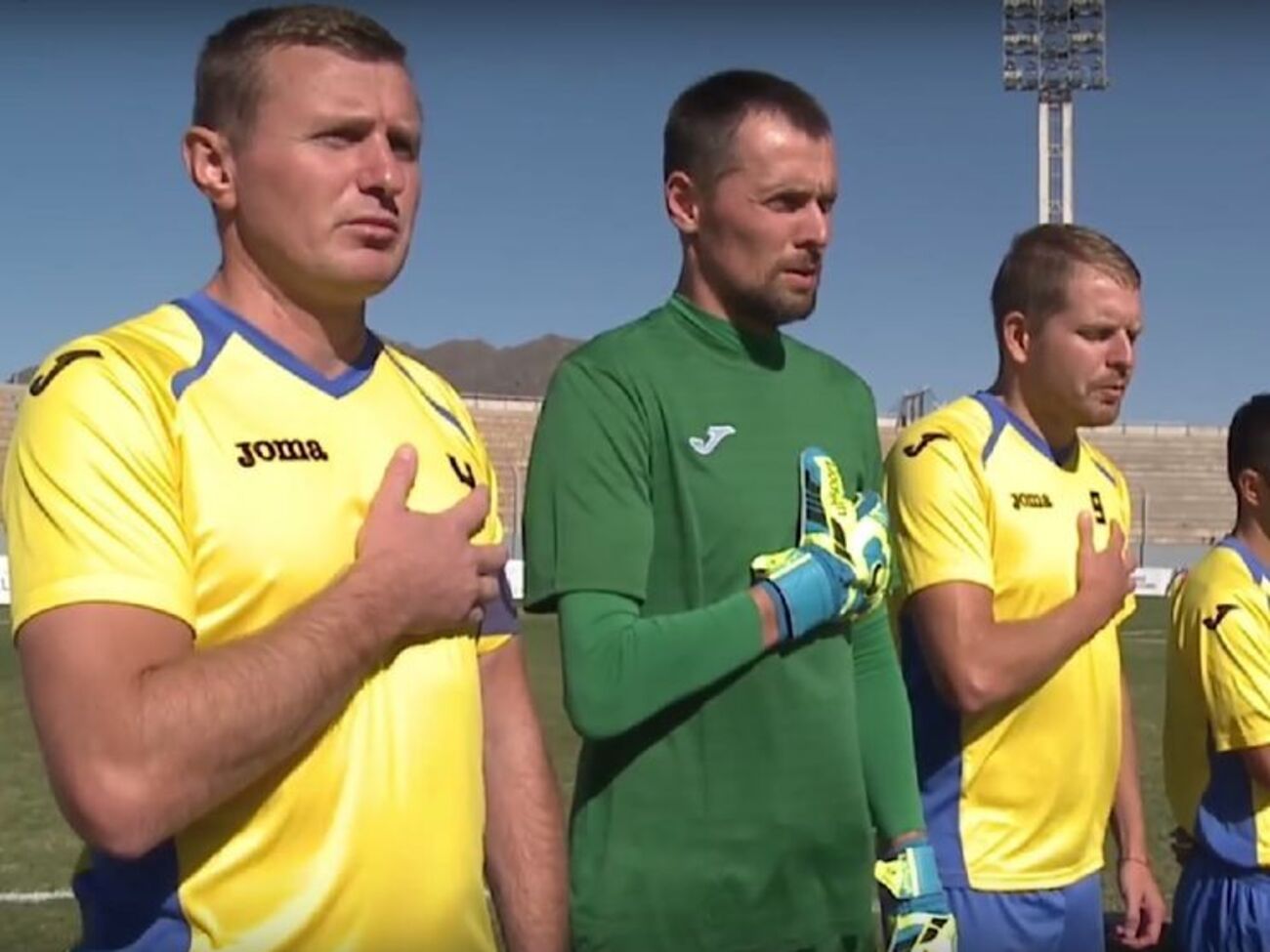 Украинцы забили победный гол на девятой минуте