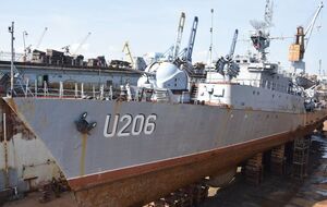 Корвет "Вінниця" поставили в сухий док для повної перевірки та можливого відновленняя