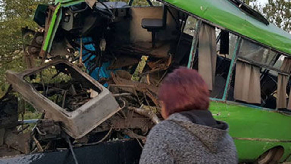 ДТП произошло на мосту через Северский Донец