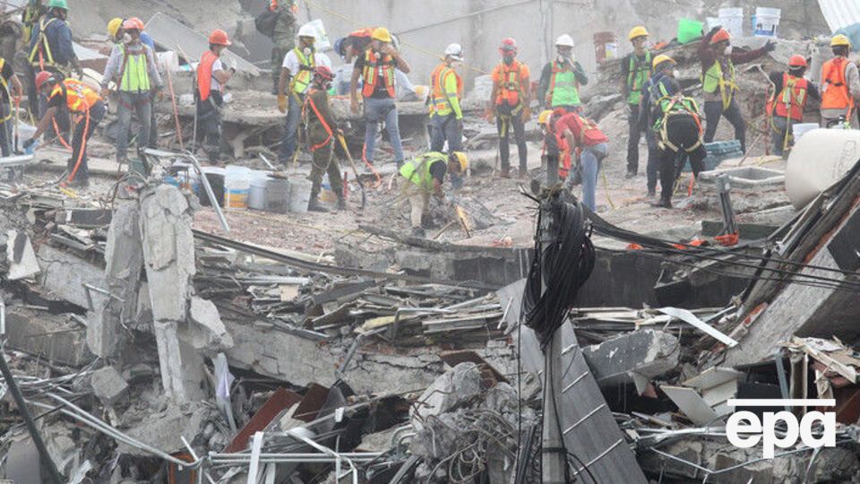 Кількість жертв землетрусу в Мексиці зросла