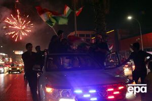 Улицы Эрбиля после окончания голосования на референдуме