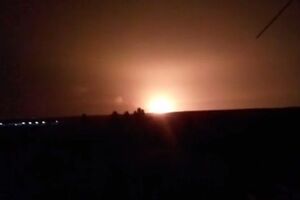 В Винницкой области горят склады с боеприпасами