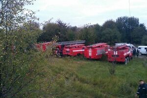 Пожар на складах разгорелся вечером 26 сентября