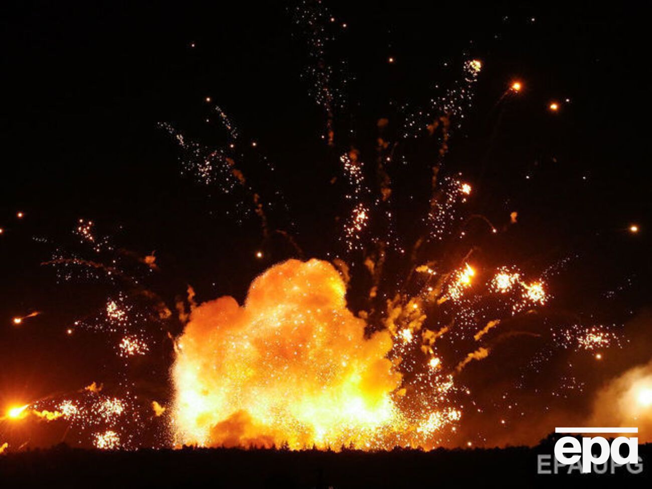 На території арсеналу в Калинівці зберігали, зокрема, боєприпаси для танків