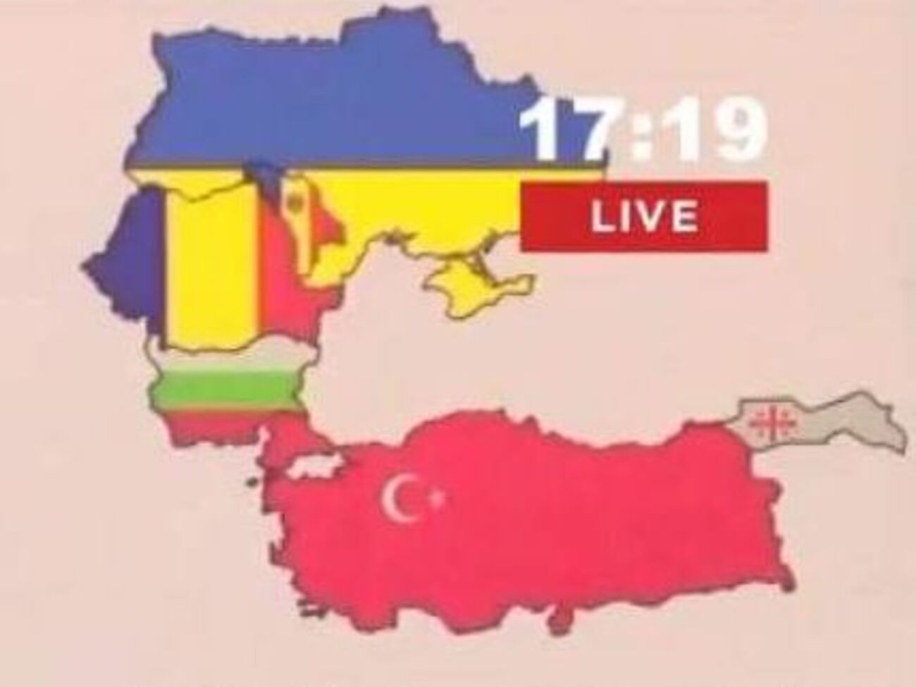 На круглому столі в Одесі Грузію зобразили без частини територій