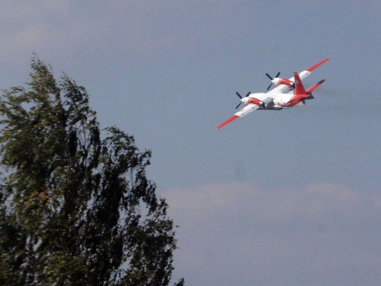 Авиация сбросила 384 тонны воды