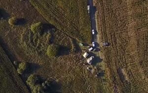 Самолет упал рядом с селом Баглайки