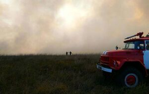 Ліквідація пожежі на торфовищі триває з вечора 29 вересня