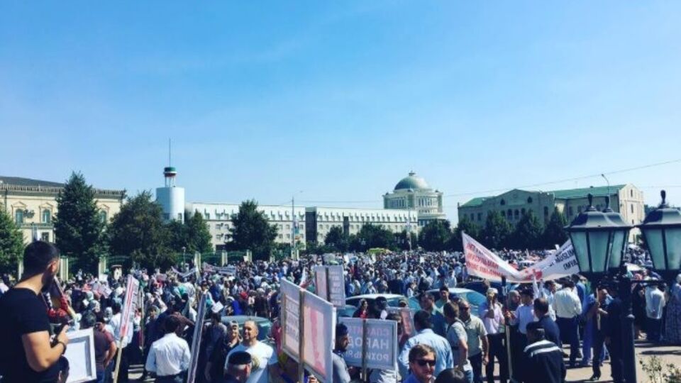 На мітинг на підтримку мусульман М'янми вийшло майже 80% населення Чечні