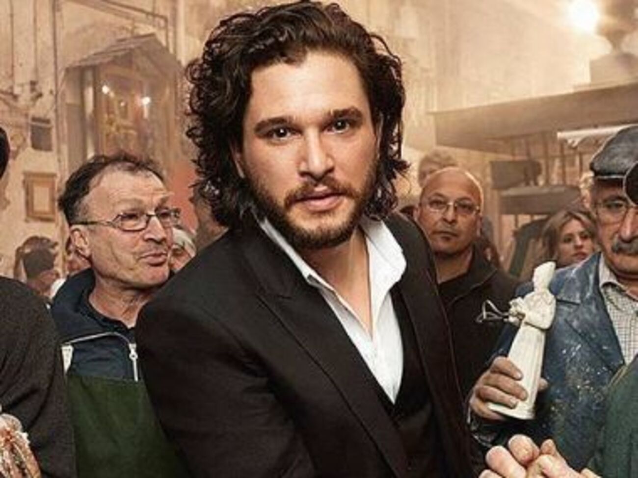 Харрингтон рекламирует парфюм