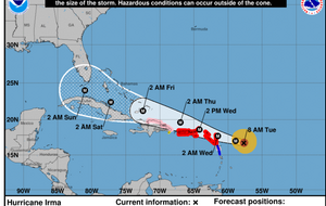Ураган приближается к материку и близлежащим островам