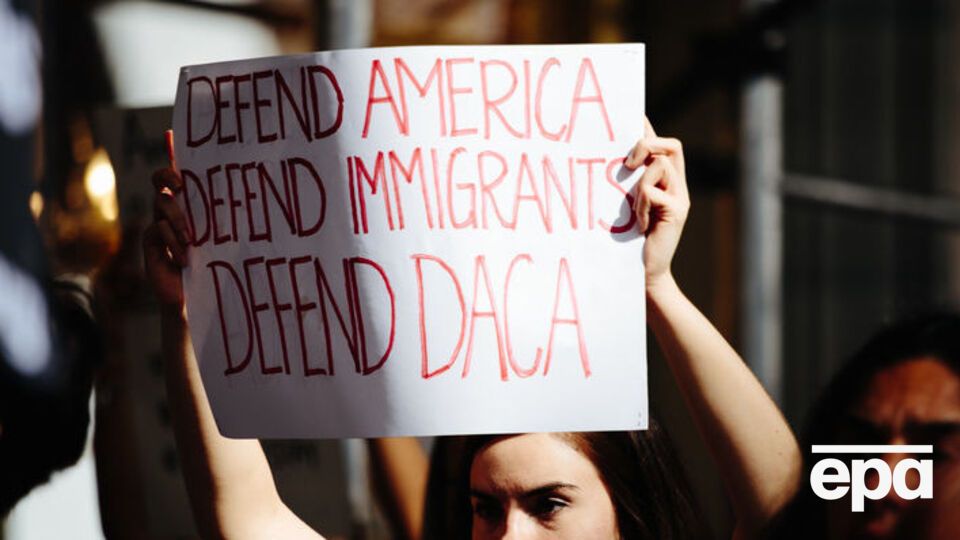 В Нью-Йорке протестовали против отмены программы защиты иммигрантов, въехавших в страну несовершеннолетними
