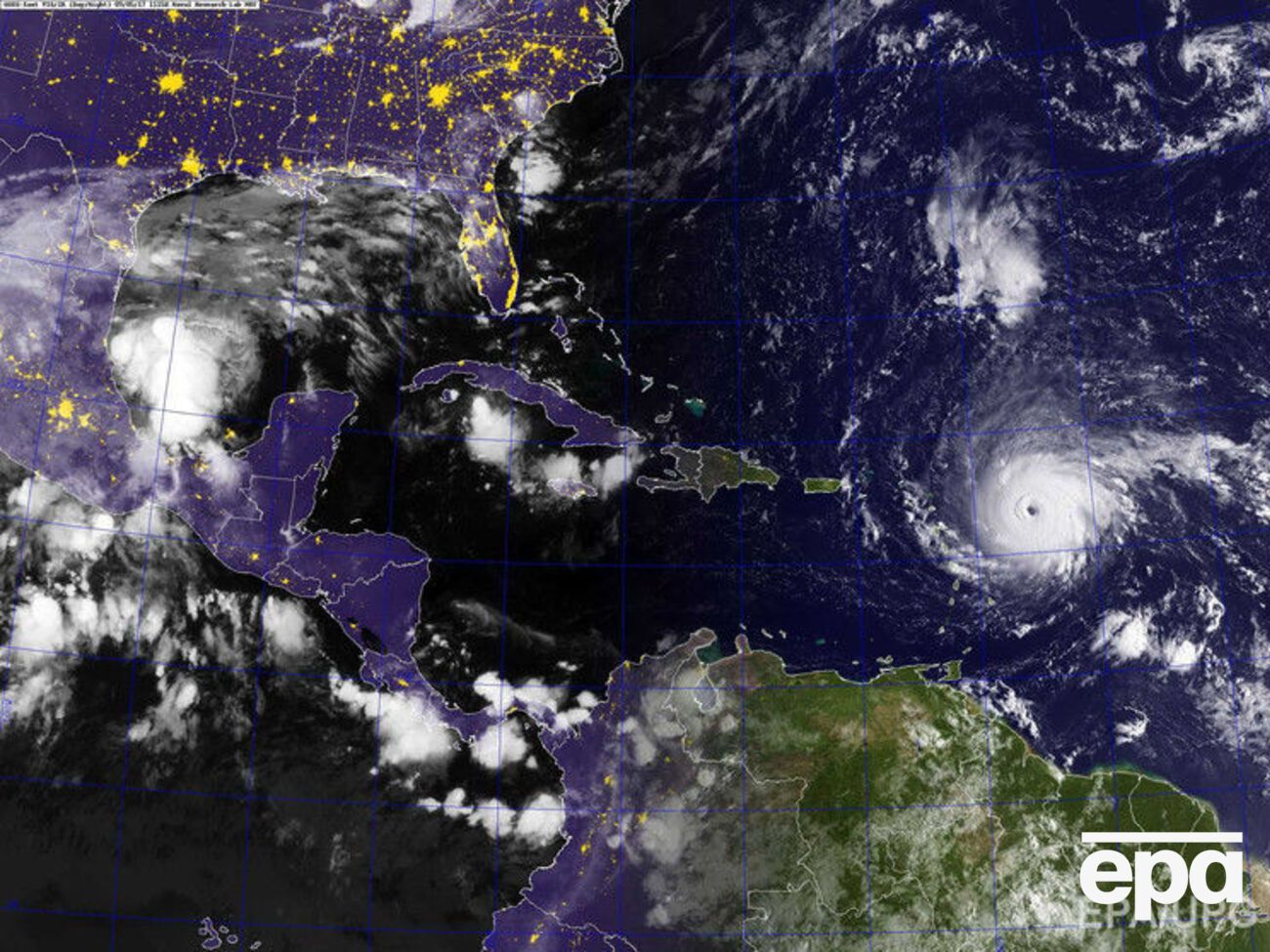 Ураган достиг Карибских островов