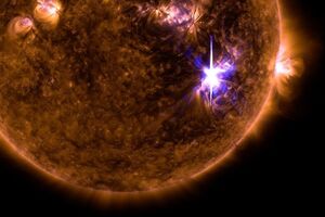 Вспышка произошла накануне