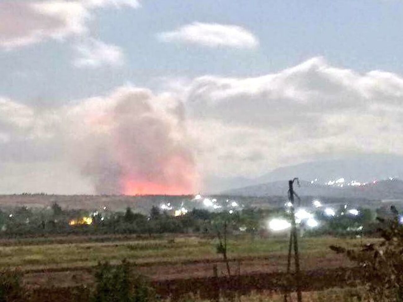 Израиль нанес удар по территории Сирии