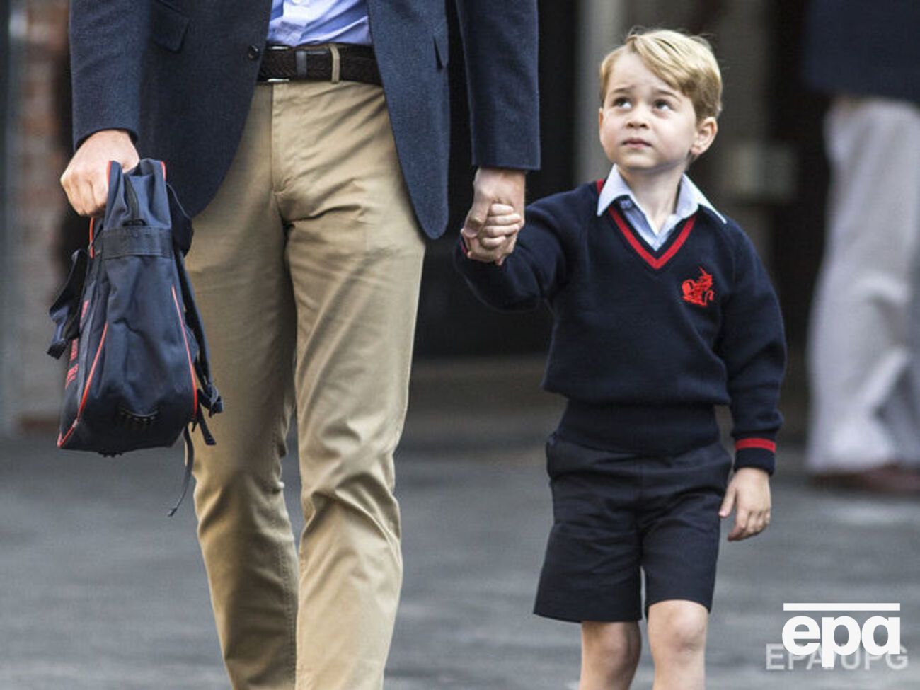 Сегодня у принца Джорджа первый день в школе