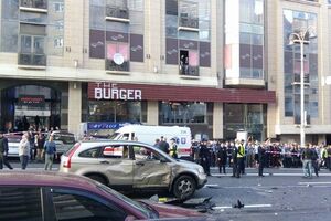 В Киеве взорвался автомобиль