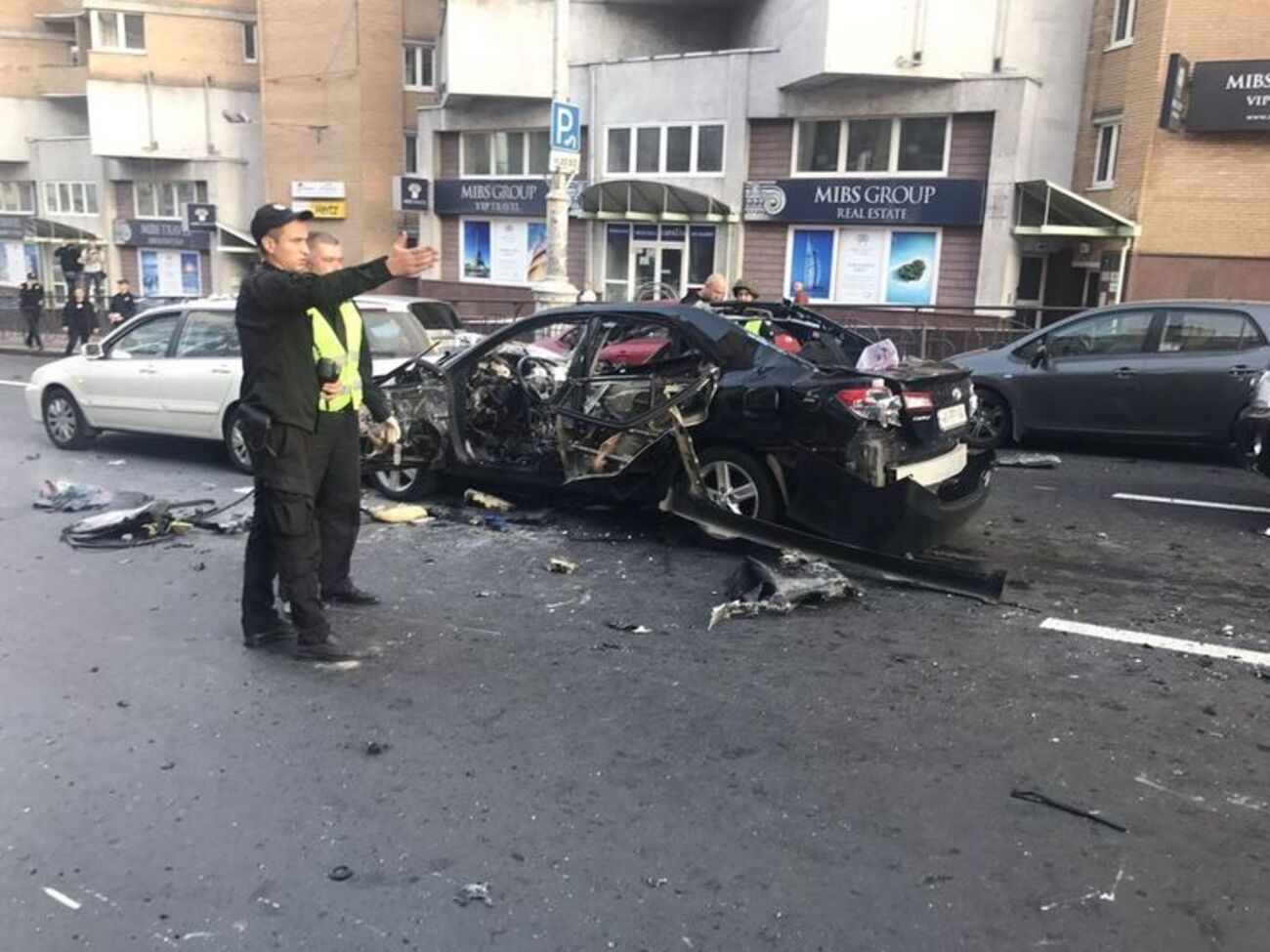 У Києві вибухнув автомобіль