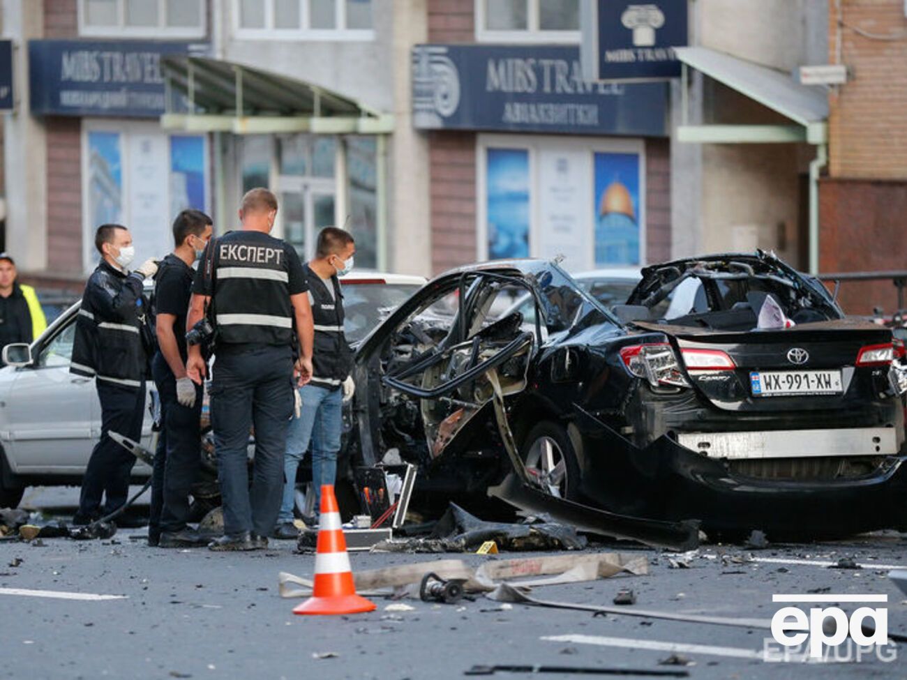 Взрыв авто, в котором ехал Махаури, произошел в Киеве вечером 8 сентября