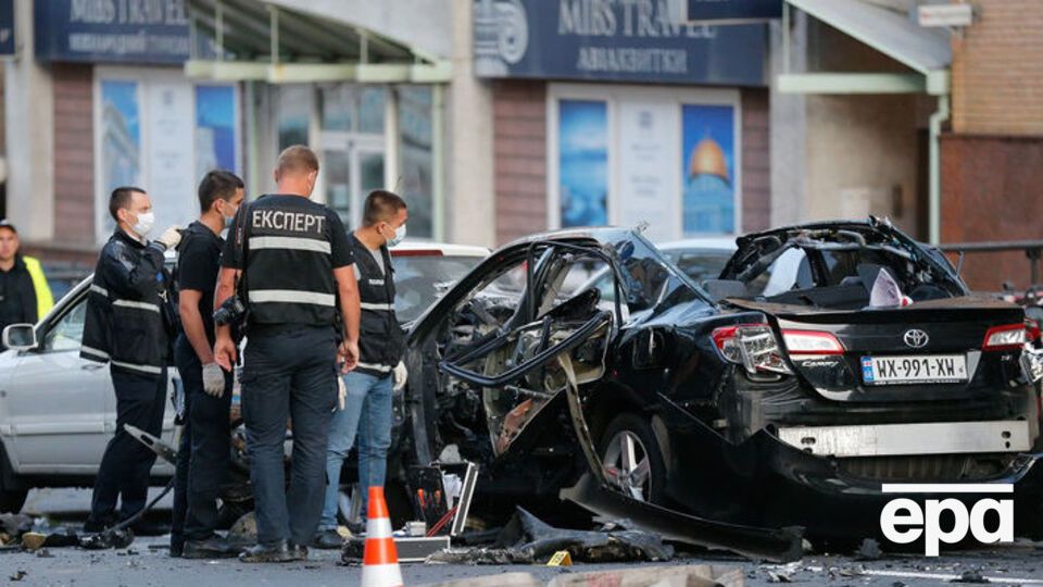 Взрыв авто, в котором ехал Махаури, произошел в Киеве вечером 8 сентября