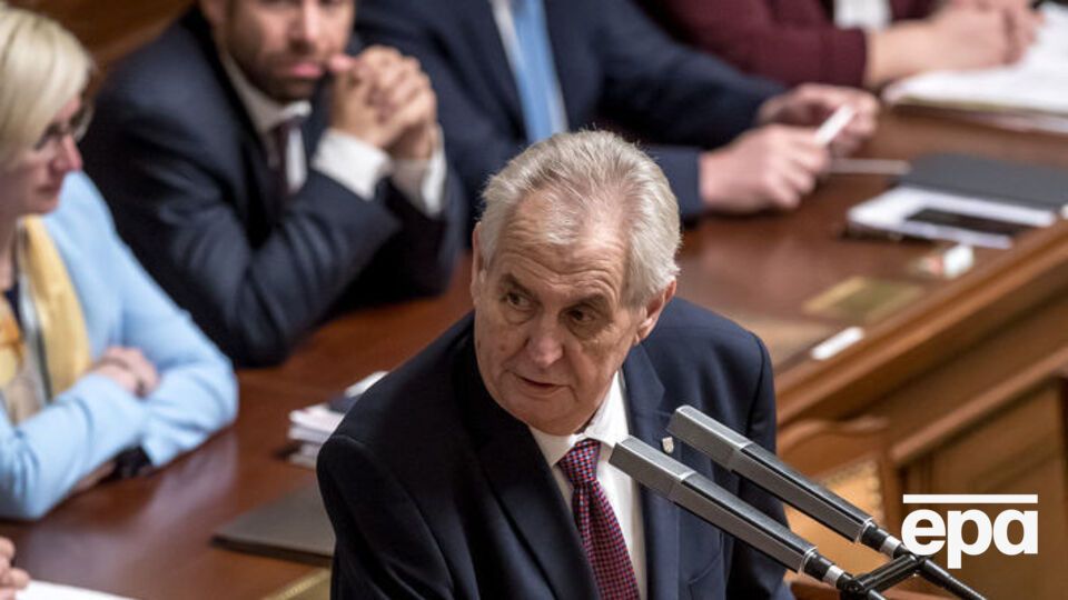 Земан известен прокремлевской позицией