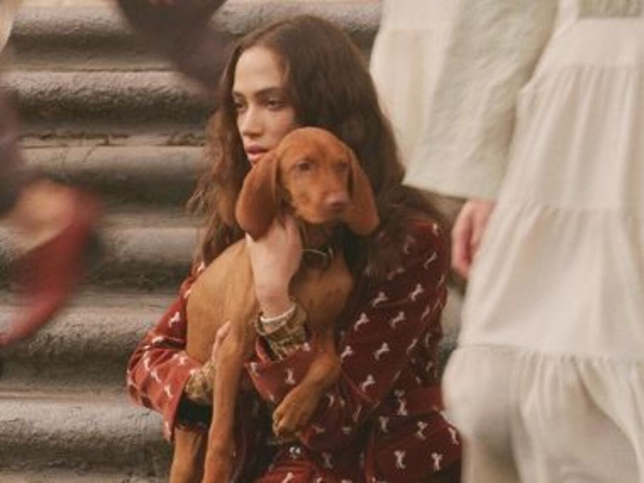 Основной съемочной локацией стали ступени лестницы