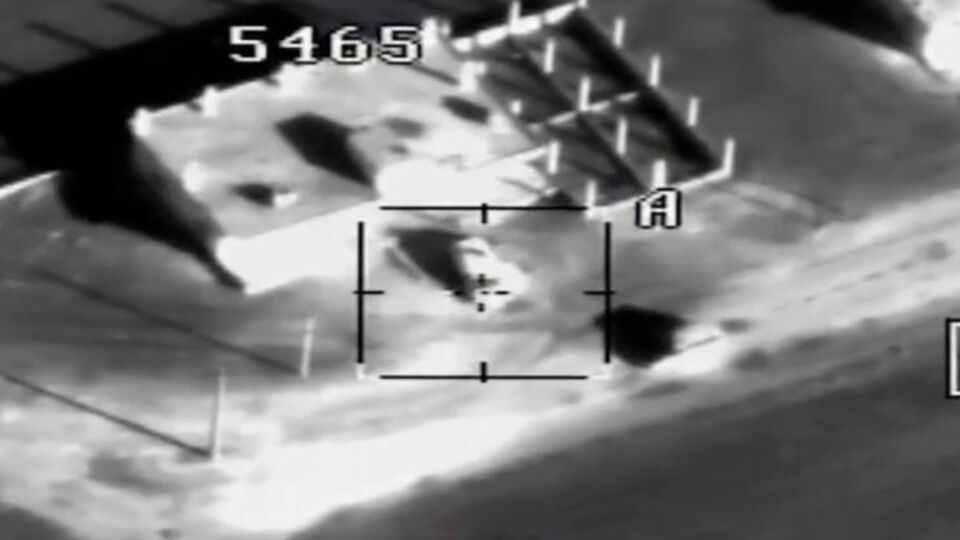 Кадр из видео, опубликованного минобороны РФ