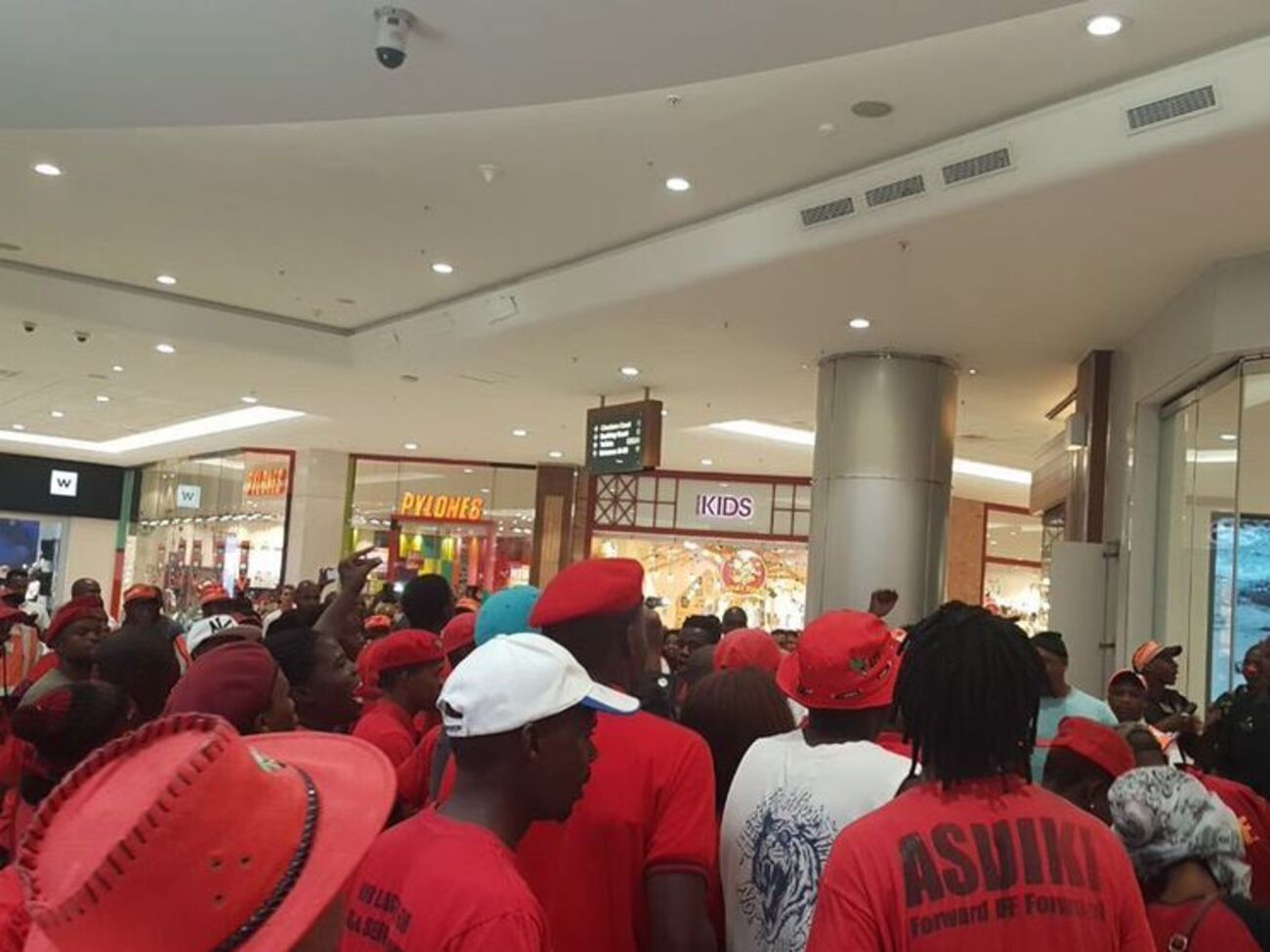 Протестная акция в&nbsp;Sandton City