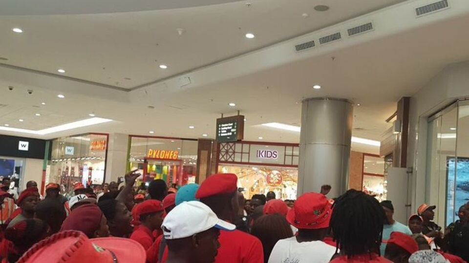 Протестна акція у Sandton City