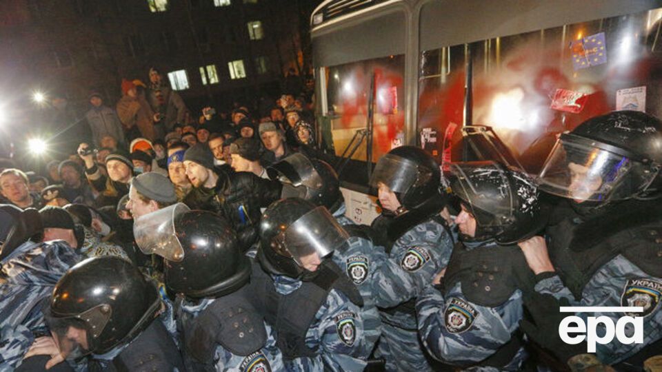 "Беркут" брав участь у подіях на Євромайдані