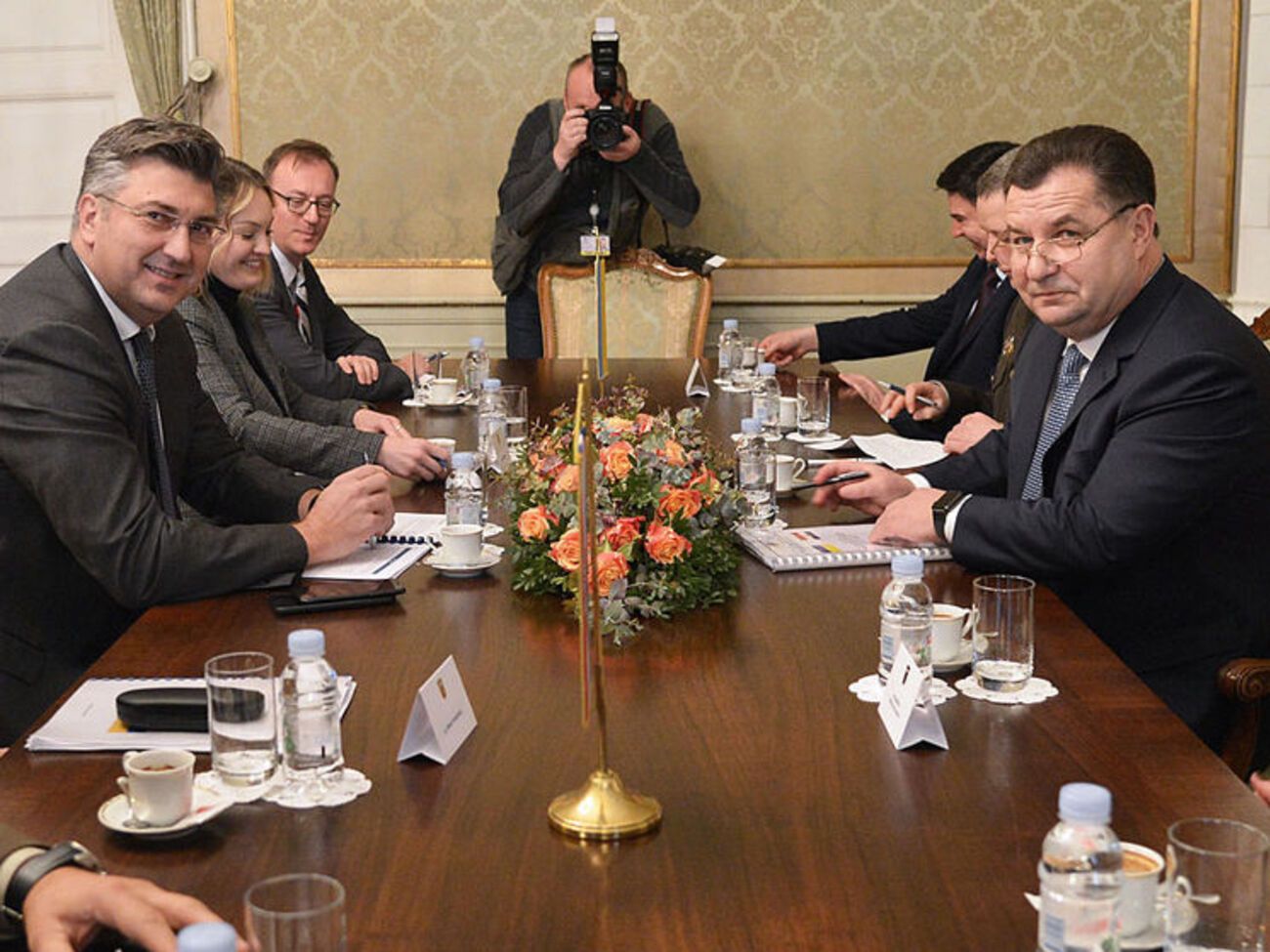 Полторак 17 січня зустрівся з прем'єр-міністром Хорватії Андреєм Пленковичем