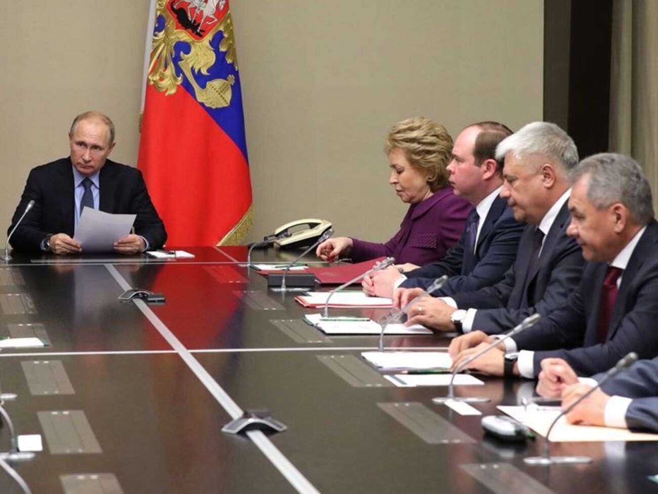 Совещание проходило в Ново-Огарево