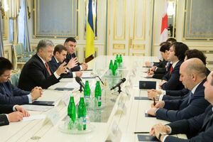 Порошенко зустрівся з головою парламенту Грузії Кобахідзе