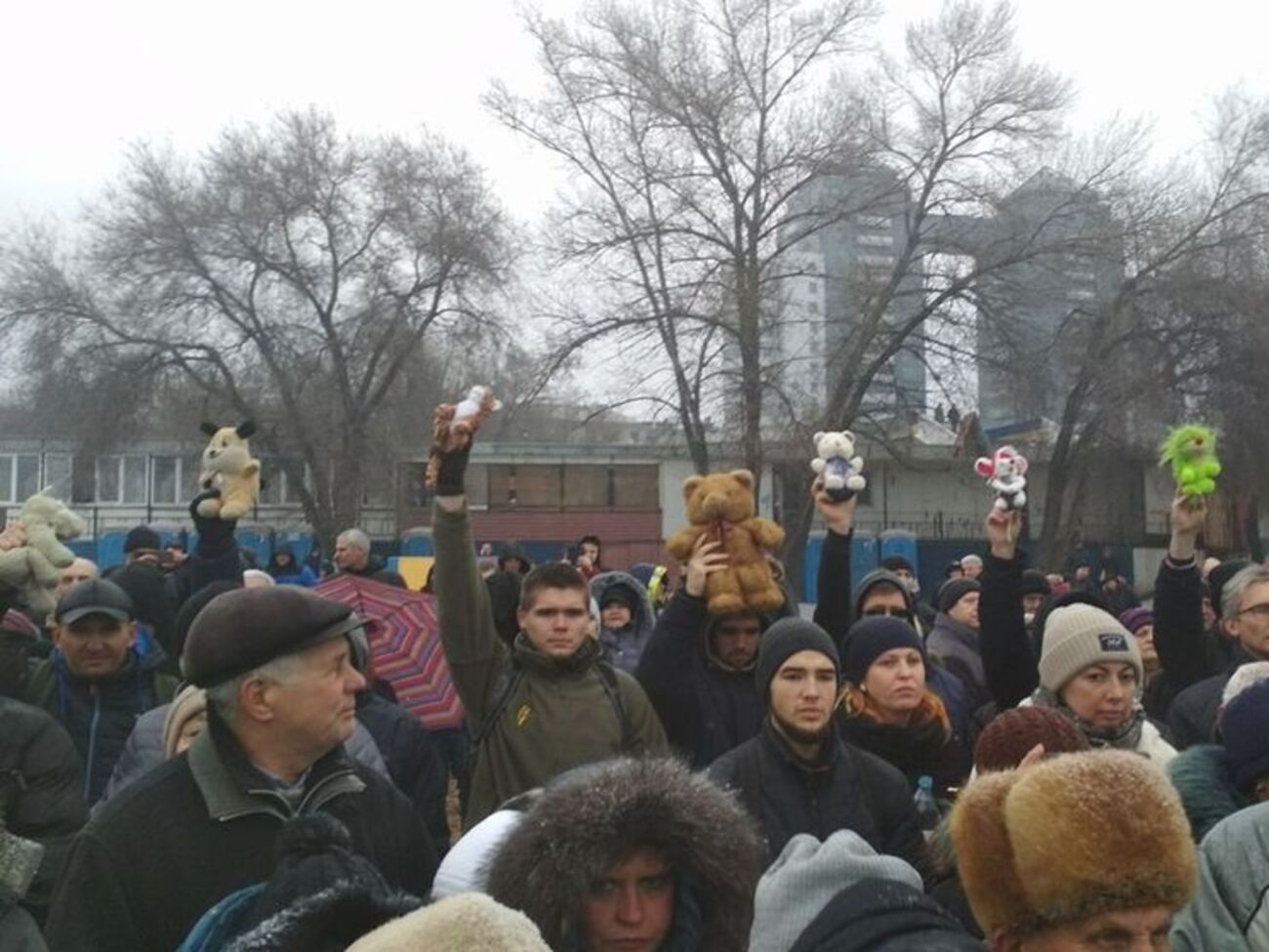 Акция прошла сегодня утром