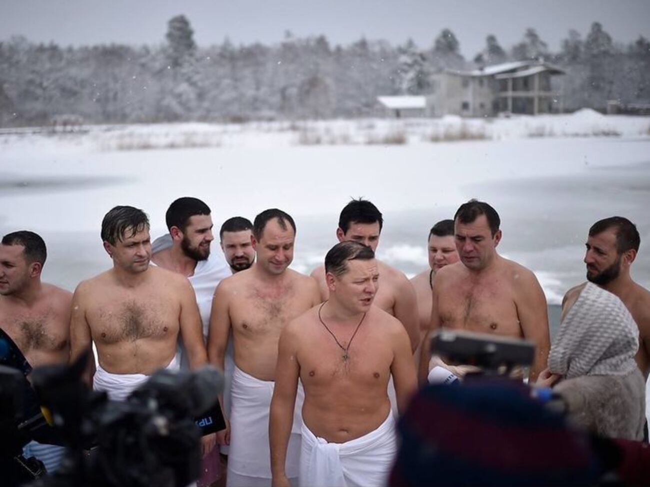 Ляшко празднует Крещение