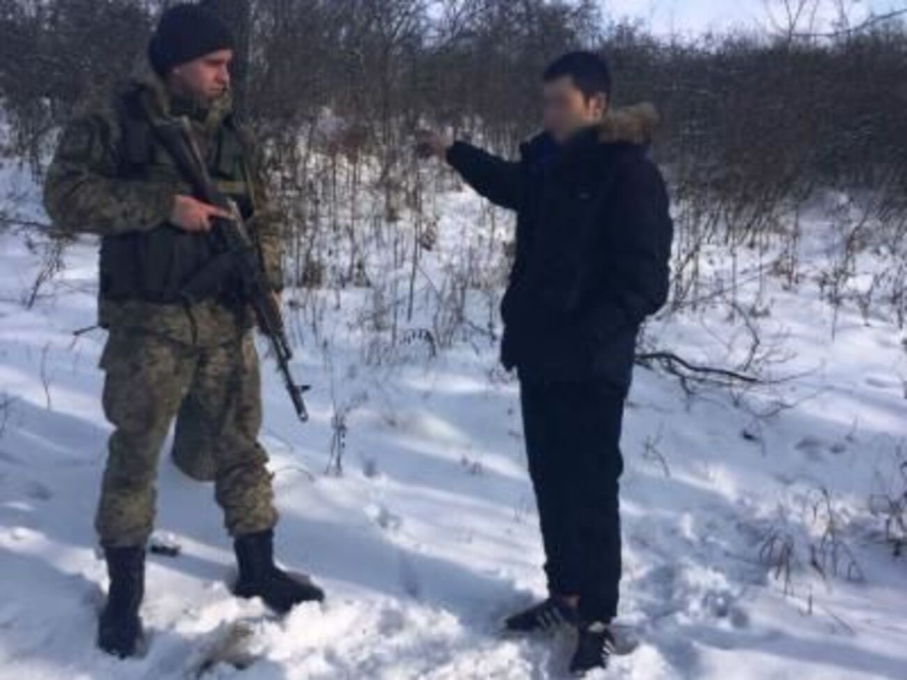 Утікач із Росії обморозив руки і ноги
