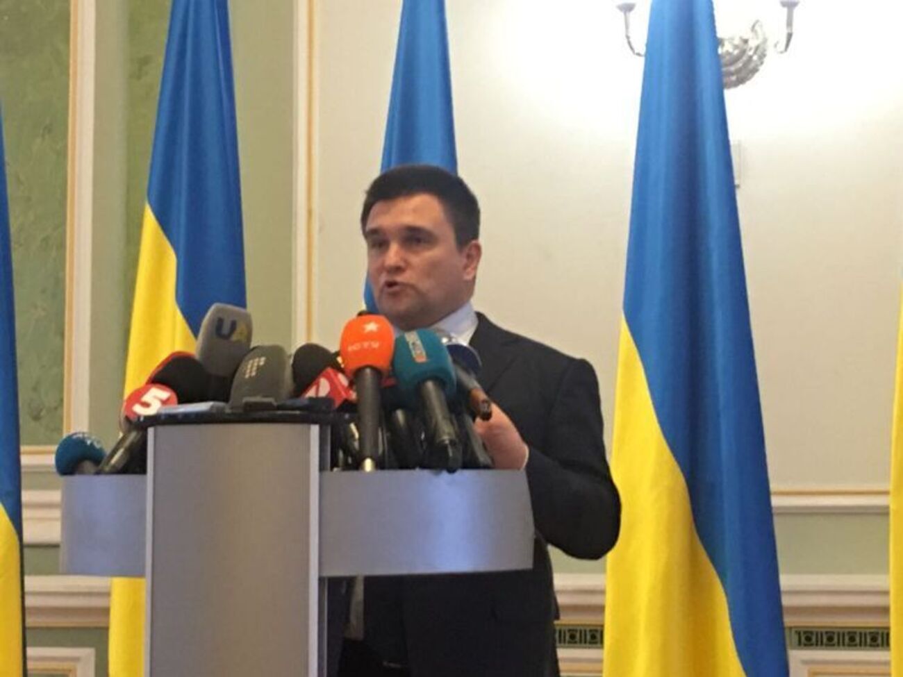 Клімкін провів прес-конференцію у Києві