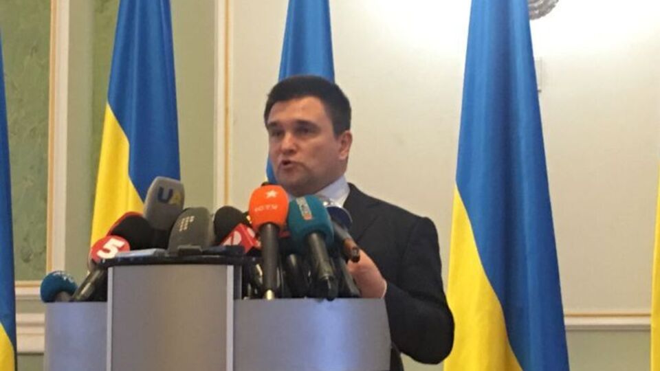 Клімкін провів прес-конференцію у Києві