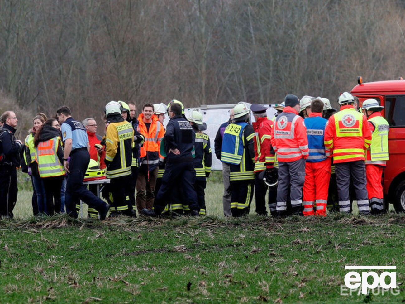 Крушение произошло в безлюдной местности