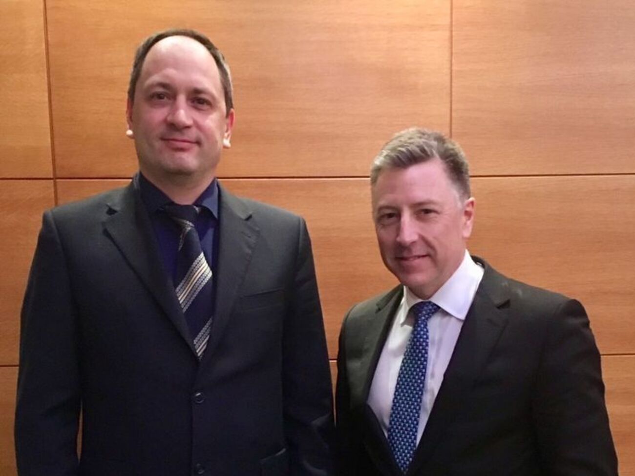 Черныш и Волкер (справа) встретились в Киеве