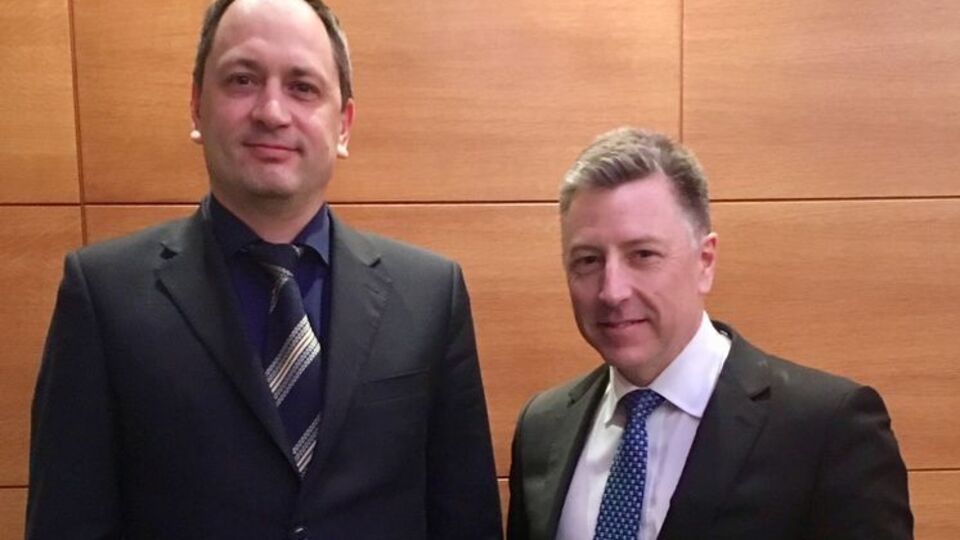 Черныш и Волкер (справа) встретились в Киеве