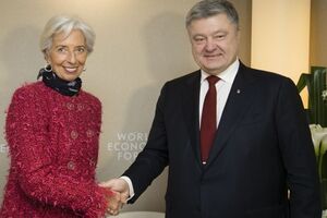 Лагард назвала зустріч із Порошенком конструктивною