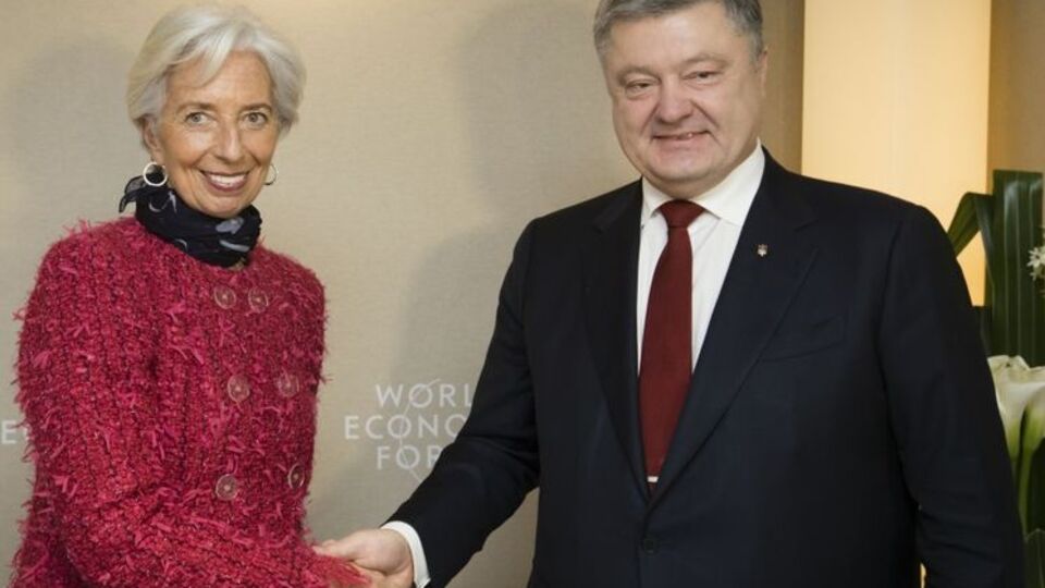 Лагард назвала встречу с Порошенко конструктивной