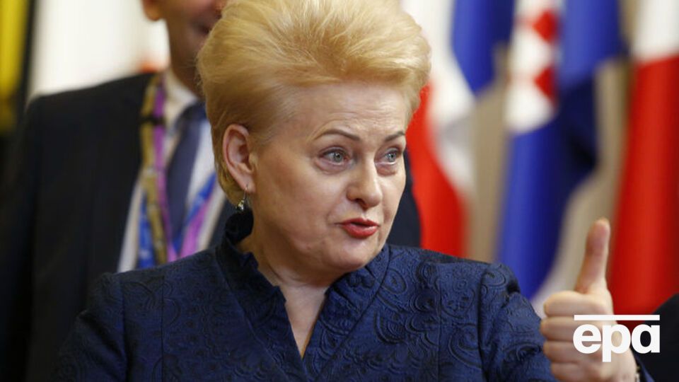 Грибаускайте считает, что для Украины должна сохраняться перспектива членства в ЕС