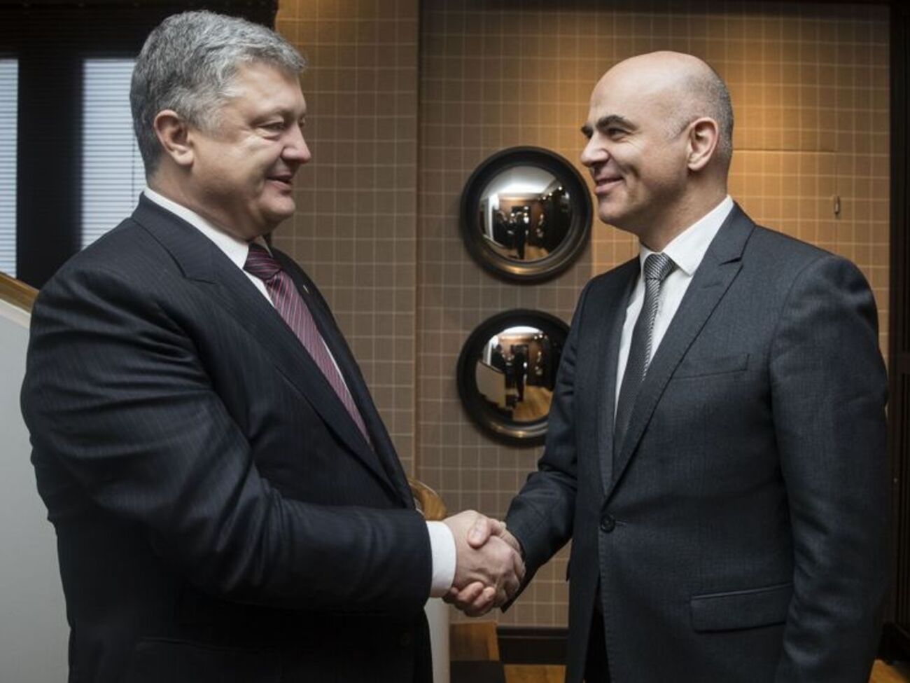 Порошенко встретился с Берсе в Давосе