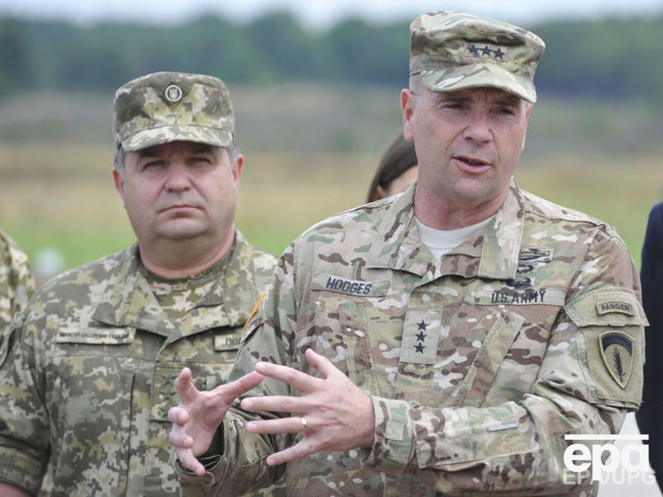 Генерал Ходжес посещал Украину